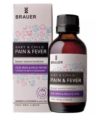 Siro hạ sốt cho bé Brauer Pain And Fever của Úc