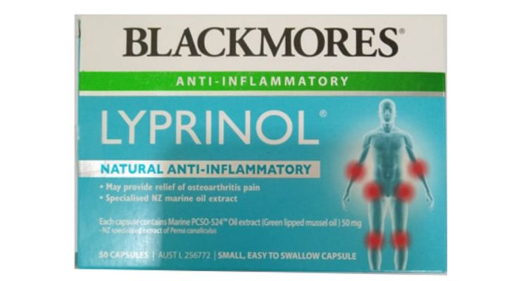 Viên uống Blackmores Lyprinol cải thiện đau nhức xương khớp