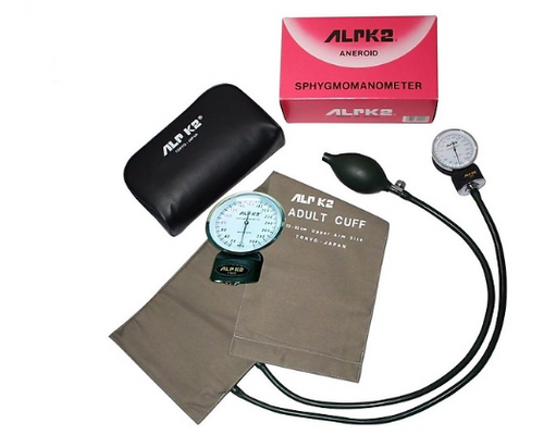 Máy đo huyết áp cơ đồng hồ ALPK2 500V của Nhật