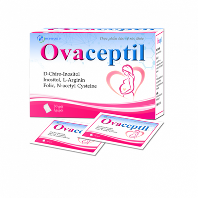 Ovaceptil - hỗ trợ sức khỏe phụ nữ chủ định mang thai