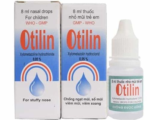 Thuốc nhỏ mũi trẻ em Otilin lọ 8ml