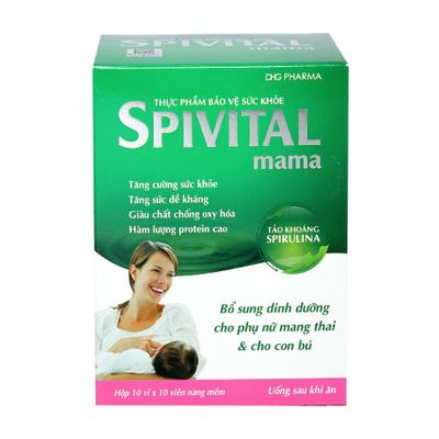 Spivital mama - Tảo thưc vật bổ sung dinh dưỡng cho bà bầu