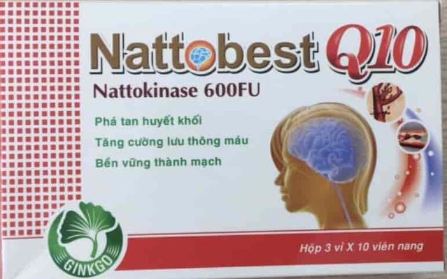 Viên uống hoạt huyết dưỡng não Nattobest Q10- Việt Nam