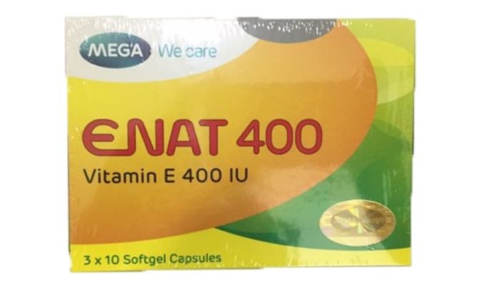 Vitamin E Enat 400 cho làn da căng mọng, tươi sáng 