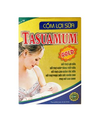 Cốm lợi sữa Tasuamum Gold hỗ trợ tăng tiết sữa 20 túi