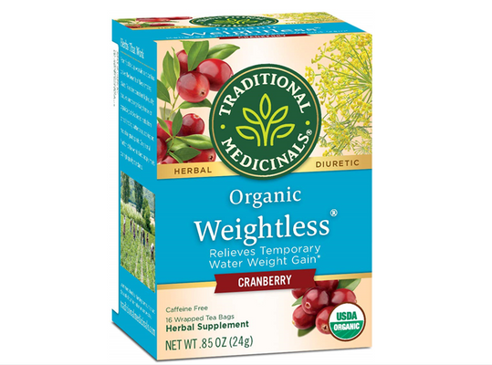 Trà hỗ trợ giảm cân Organic Weightless Cranberry của Mỹ