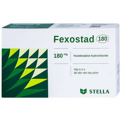 Thuốc trị viêm mũi và nổi mề đay vô căn mãn tính Fexostad
