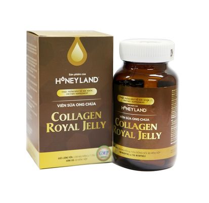 Viên uống đẹp da sữa ong chúa Collagen Royal Jelly HoneyLand