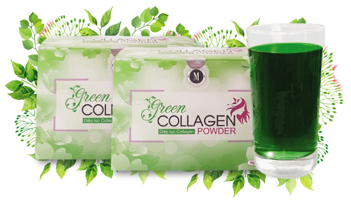 Bột uống diệp lục collagen Green Collagen Power