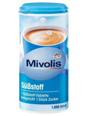 Đường ăn kiêng Mivolis Substoff của Đức