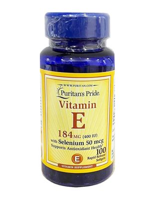 Viên uống bổ sung Vitamin E 400 IU Puritan's Pride