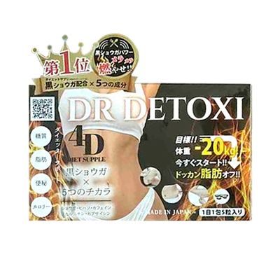 Viên uống Dr Detoxi 4D Nhật Bản hỗ trợ giảm cân