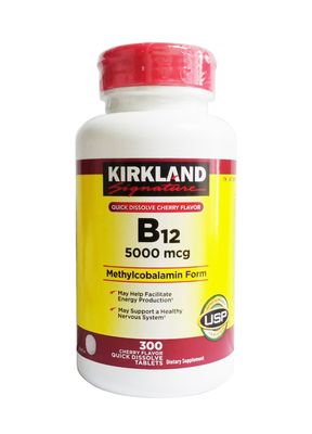 Vitamin B12 5000 mcg Kirkland 300 viên của Mỹ