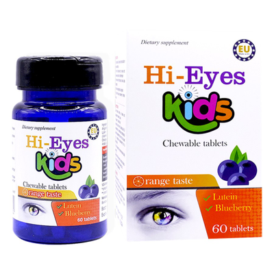 Viên nhai Hi-Eyes Kids hỗ trợ tăng cường thị lực cho bé
