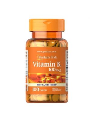 Viên uống bổ xương khớp Puritan’s Pride Vitamin K 100mcg