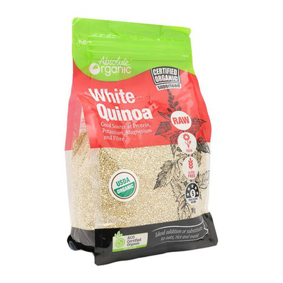 Hạt diêm mạch trắng White Quinoa Absolute Organic