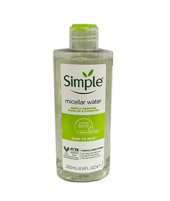 Nước tẩy trang Simple Micellar Cleansing Water cho mọi loại da