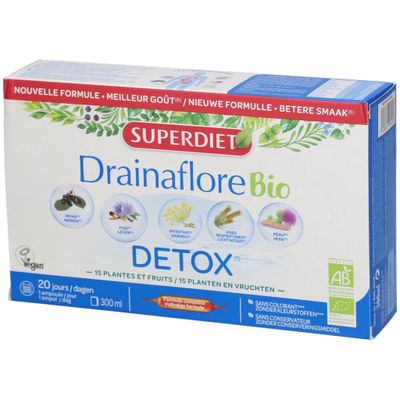Nước uống Drainaflore Bio Detox hỗ trợ thải độc chuyên sâu