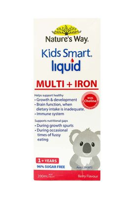 Siro Hỗ Trợ Tăng Đề Kháng Nature's Way Kids Smart Multi Iron