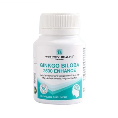 Viên uống Wealthy Health Ginkgo Biloba 2500 Enhance
