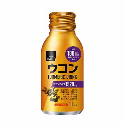 [Lốc 6 chai] Nước tinh chất nghệ Matsukiyo Turmeric hỗ trợ giải rượu, mát gan