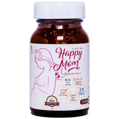 [Tặng voucher 50k] Vitamin cho bà bầu Happy Mom Jpanwell Nhật Bản