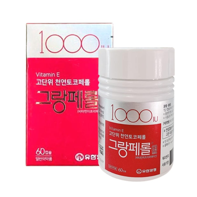 Vitamin E 1000IU của Hàn hộp 60 viên