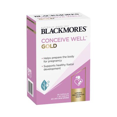 Blackmores Conceive Well Gold hỗ trợ khả năng thụ thai ở nữ giới
