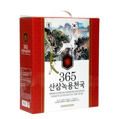 Nước Chiết Xuất Hồng Sâm Nhung Hươu Núi 365 Korean Ginseng Antlers