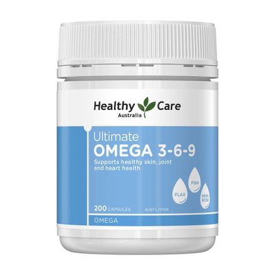 Omega 3 6 9 Healthy Care hộp 200 viên của Úc