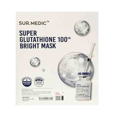 Combo 10 Mặt Nạ Dưỡng Trắng Da Sur.Medic Bright Glutathione