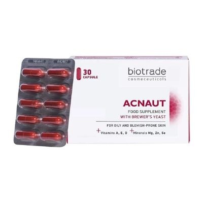 Biotrade Acnaut Food Supplement hỗ trợ giảm mụn, kiềm dầu