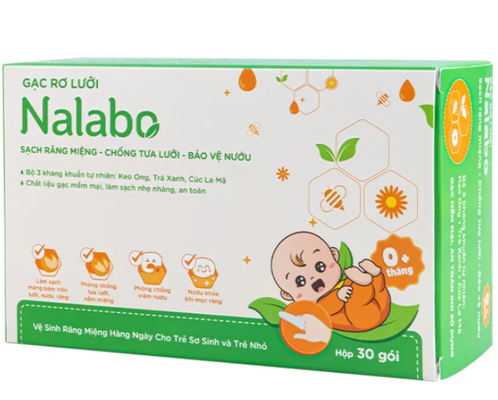 Gạc rơ lưỡi Nalabo DK Pharma cho bé từ sơ sinh
