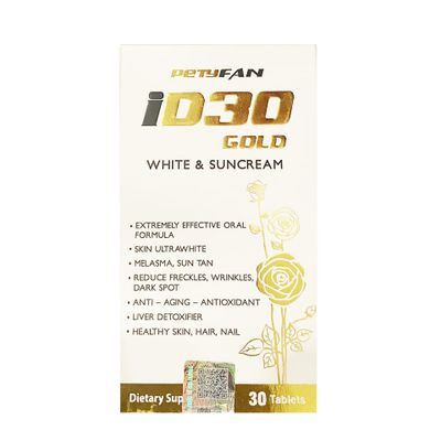 Viên uống ID30 Gold White & Suncream chống nắng trắng da