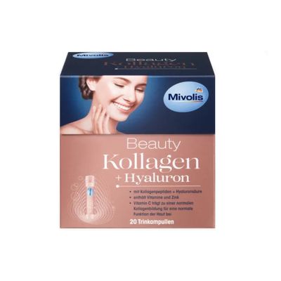 Nước uống Collagen Mivolis Beauty Kollagen Hyaluron