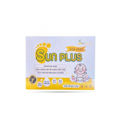 Sữa non Sun Plus hỗ trợ tăng đề kháng, bồi bổ sức khỏe