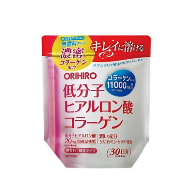 Bột Collagen Hyaluronic Acid Orihiro 11.000mg hỗ trợ làm đẹp da
