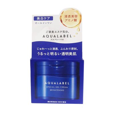 Kem dưỡng Shiseido Aqualabel White Up Cream màu xanh