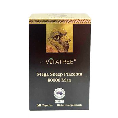 Nhau thai cừu Vitatree Mega Sheep Placenta 8000 Max của Úc