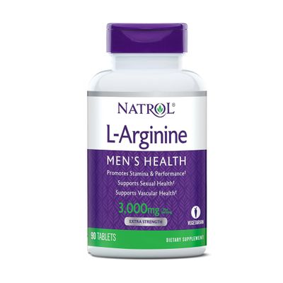Viên uống L-Arginine 3000 mg cho nam của Mỹ 90 viên