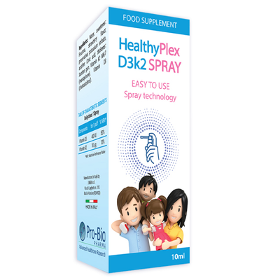 HealthyPlex D3 K2 dạng xịt cho trẻ sơ sinh