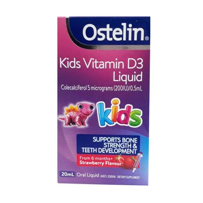 Vitamin D Ostelin dạng nước 20ml cho bé 6 tháng - 12 tuổi