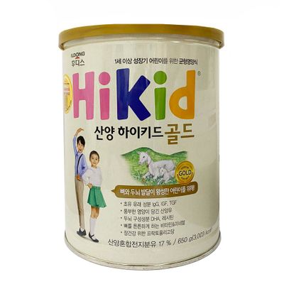 Sữa dê núi Hikid Gold hỗ trợ tăng chiều cao cho bé 1-9 tuổi
