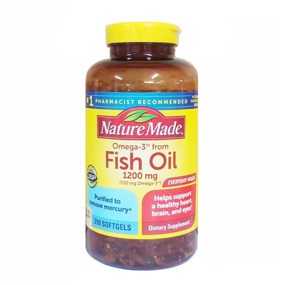Dầu cá Nature Made Fish Oil 1200mg Omega 3