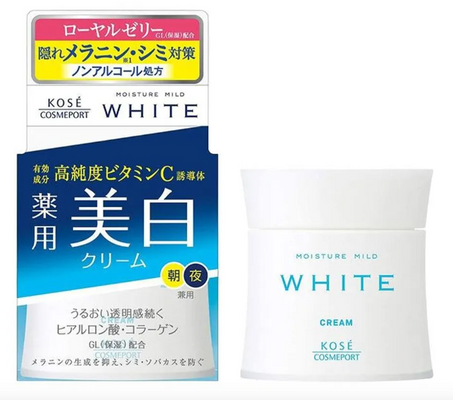 Kem dưỡng trắng da Kose Moisture Mild White Cream