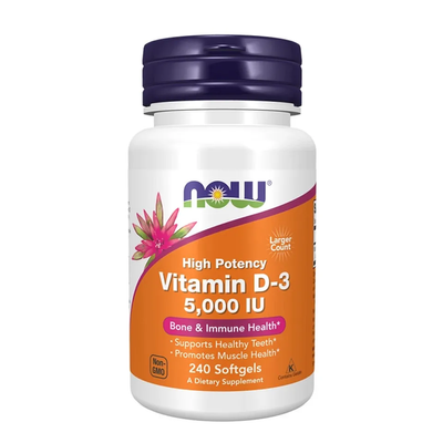 Viên uống Now Vitamin D3 5000 IU