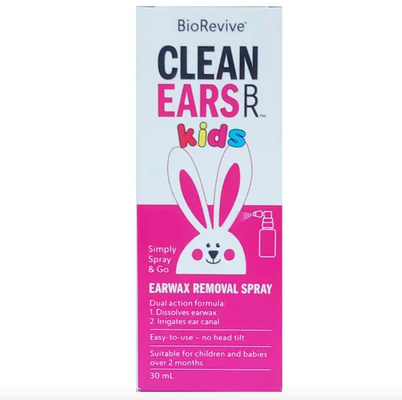 Xịt hỗ trợ làm sạch ráy tai Clean Ears Kids 30ml của Úc