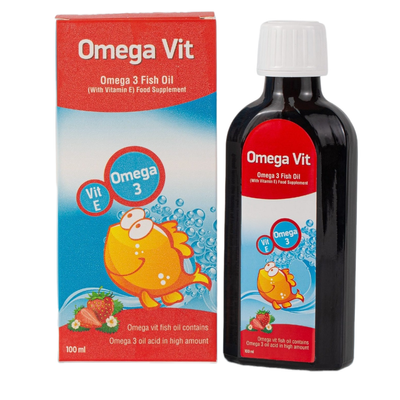 Siro Omega Vit hỗ trợ bổ sung Omega 3, EPA và DHA cho bé