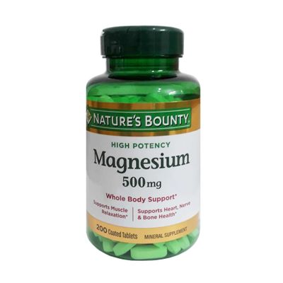 Viên uống bổ sung Magnesium 500mg Nature's Bounty của Mỹ