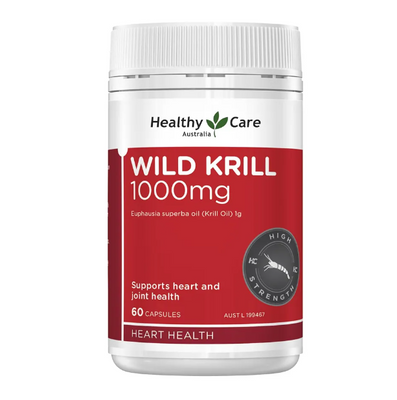 Viên uống Healthy Care Wild Krill Oil 1000mg